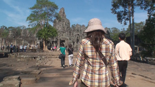 バイヨン寺院の裏側
