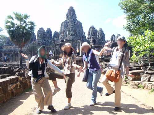 バイヨン寺院の裏側