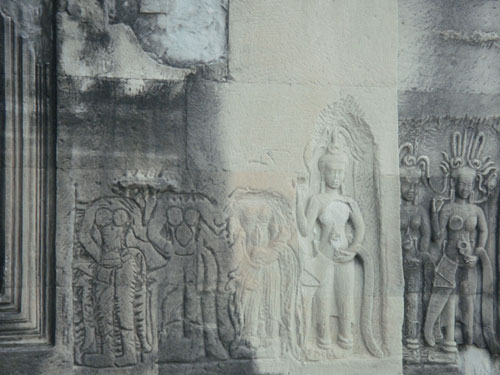 デバターの壁面